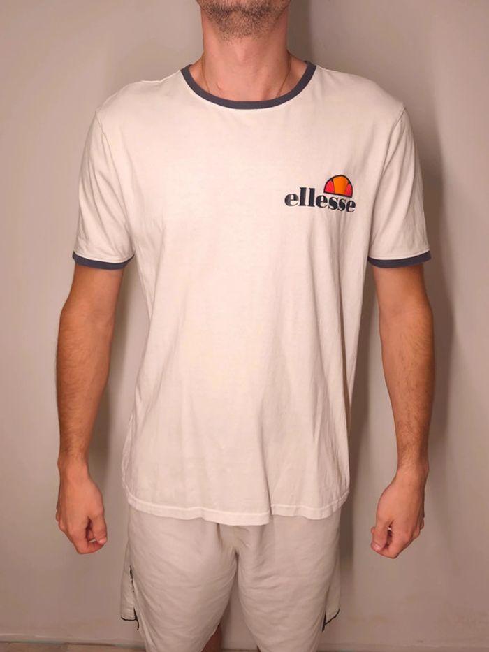T-shirt Ellesse Homme Taille XL Blanc