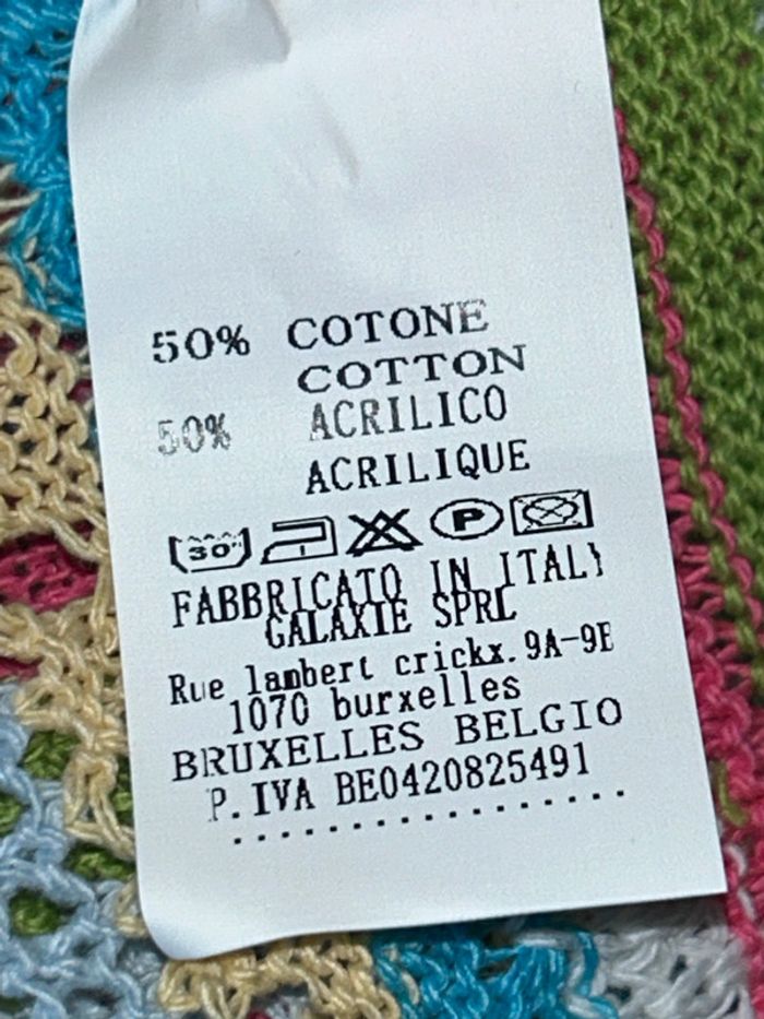 Blouse maille multicolore Terra di Siena - photo numéro 4