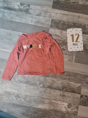 T-shirt minnie manche longue