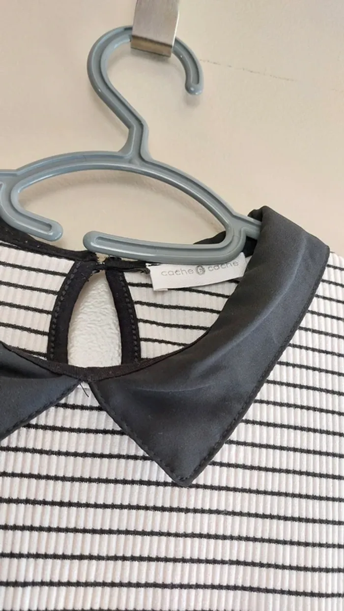 Blouse manches 3/4 Cache cache taille 36 ou S - photo numéro 2