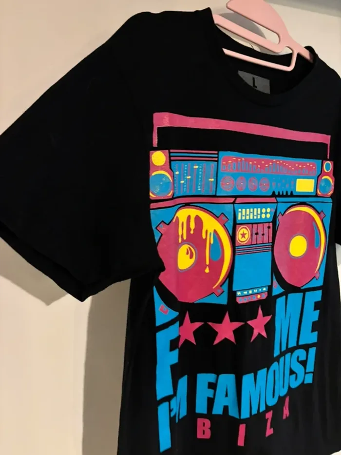 Joli tee shirt Ibiza thème radio taille L - 40 - photo numéro 6