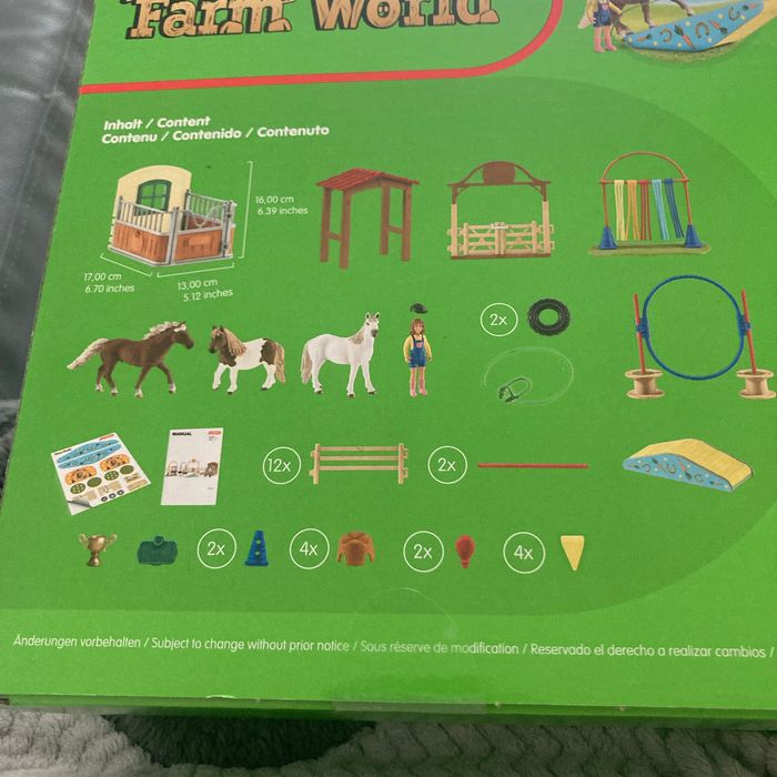 Schleich 72149 - poney agility dans l’étable - farm world - photo numéro 3
