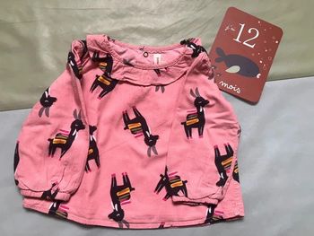 Très belle blouse Catimini 12 mois