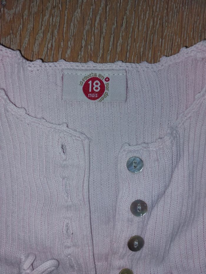 Gilet rose - photo numéro 2
