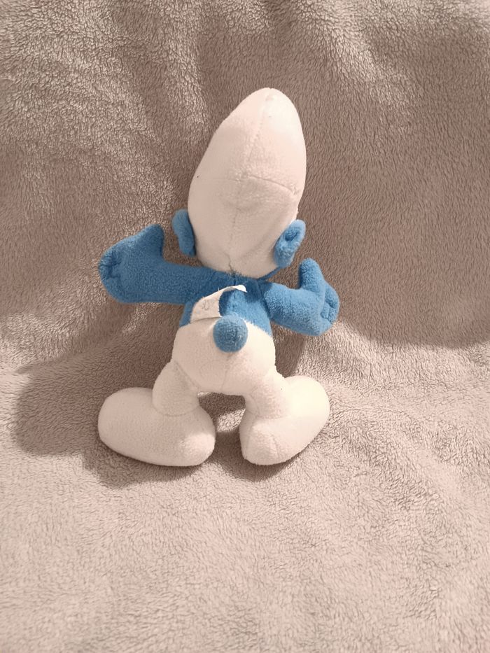 Peluche stroumph smurf - photo numéro 2
