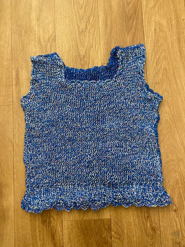 Débardeur en crochet 4/5 ans