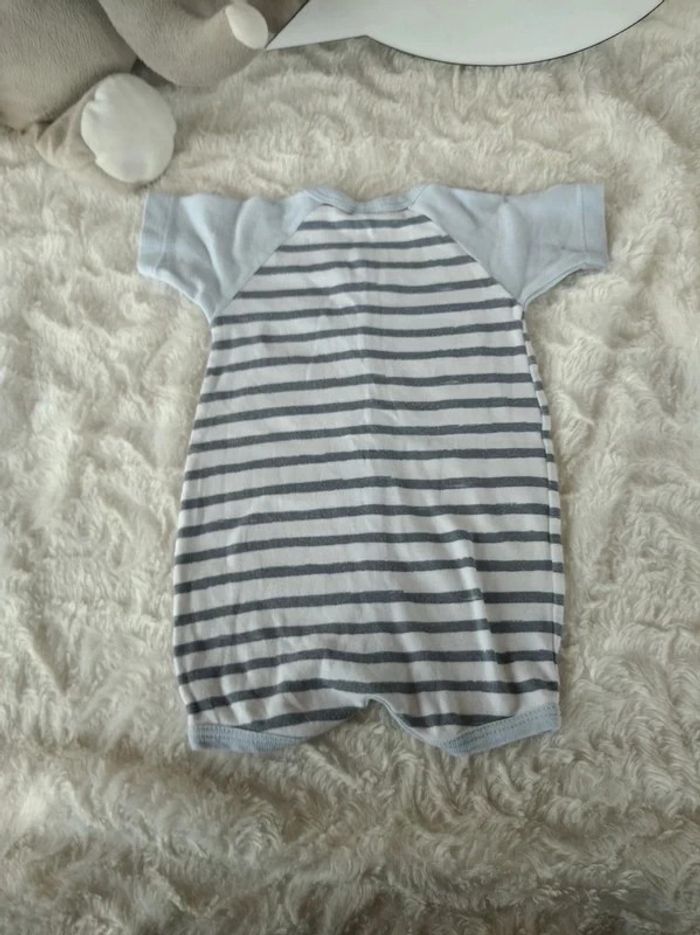 Barboteuse Combinaison été Garçon 6 mois "La mer" Absorba 100% coton - photo numéro 10