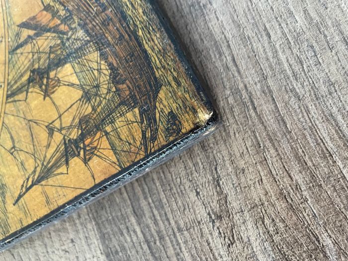 Cadre Mappemonde en bois - photo numéro 6