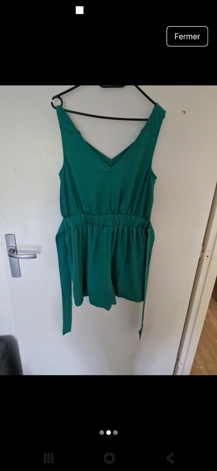 Combi Shorts verte - photo numéro 2