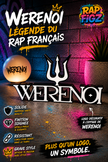 Logo décoratif rap "Werenoi"