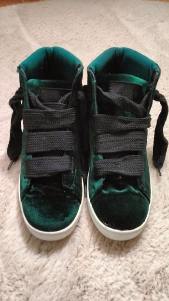 Baskets montantes en velours femme Yamamay