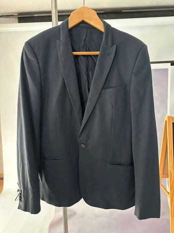 Très jolie veste de costume blazer homme bleu marine celio t52
