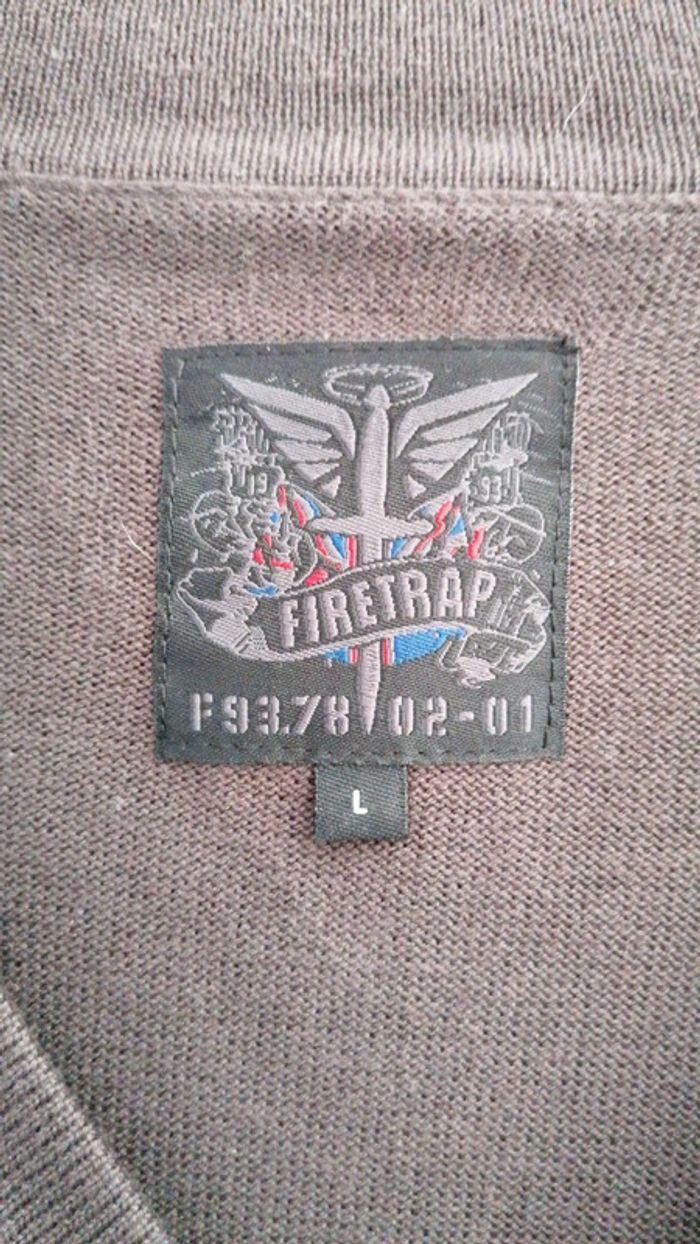 Gilet homme firetrap taille L - photo numéro 3