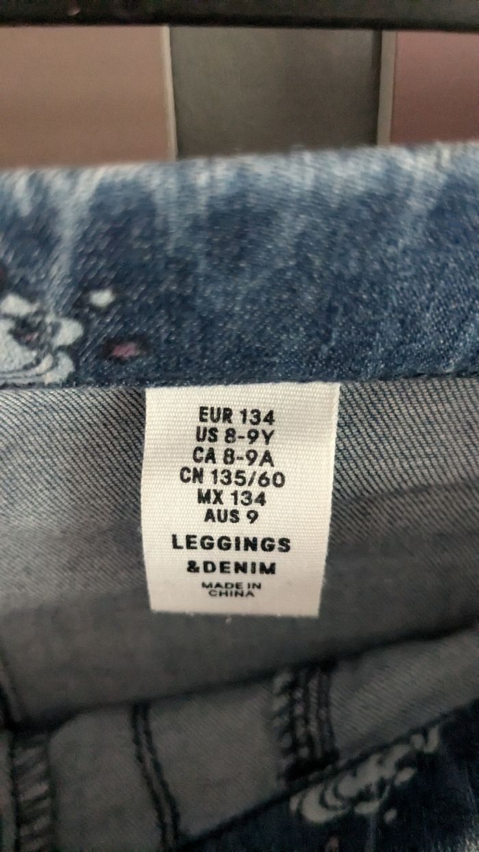 Legging motif licorne taille 8/9 ans - photo numéro 8