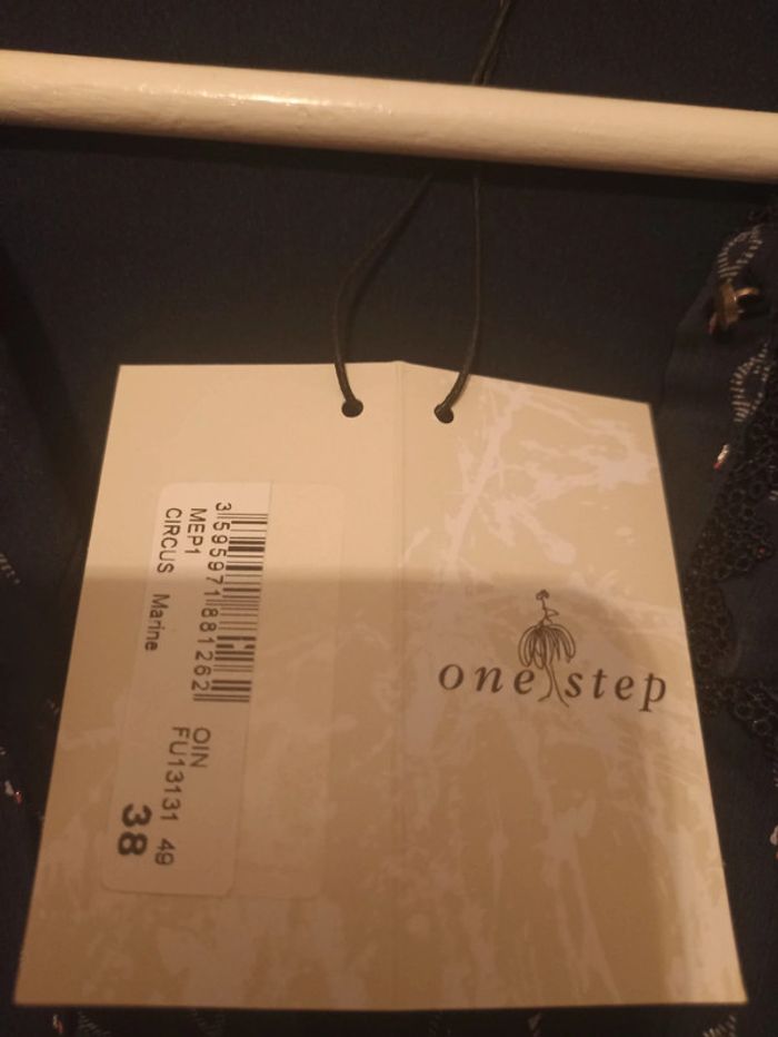 Magnifique blouse en voile One Step neuf 38 - photo numéro 8