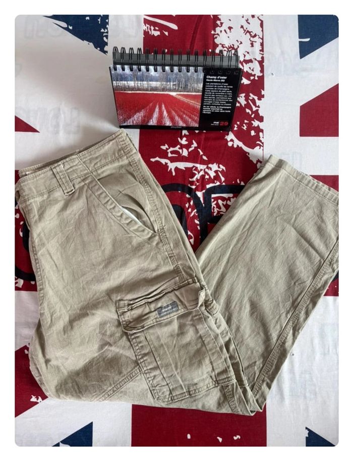 Pantalon cargo Wrangler taille 46 marron clair/ beige crème
