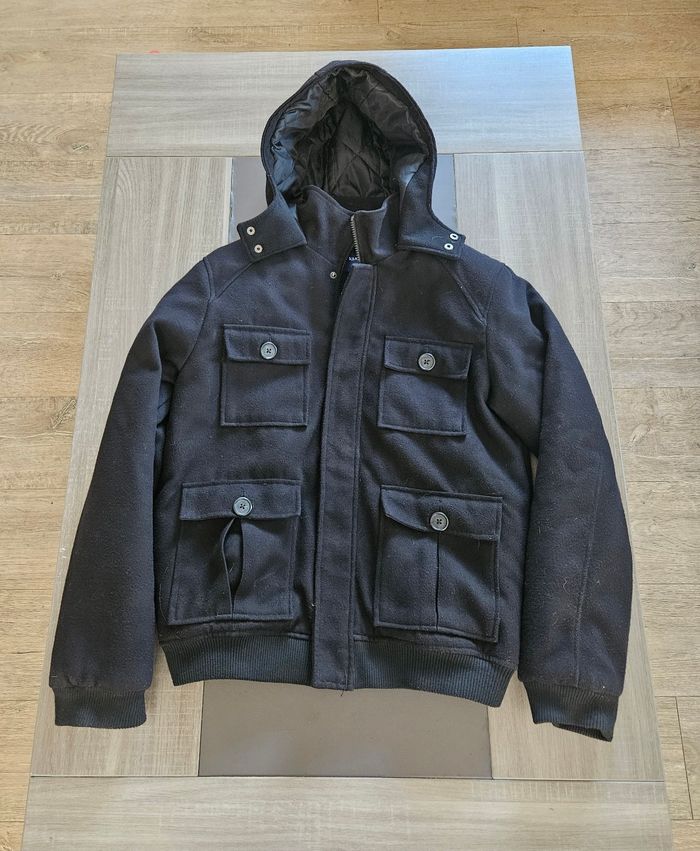Manteau kiabi noir neuf taille L