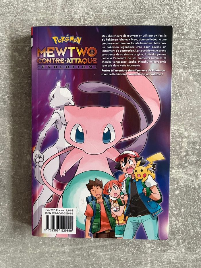 Manga Pokémon Mewtwo contre attaque évolution en français. - photo numéro 2