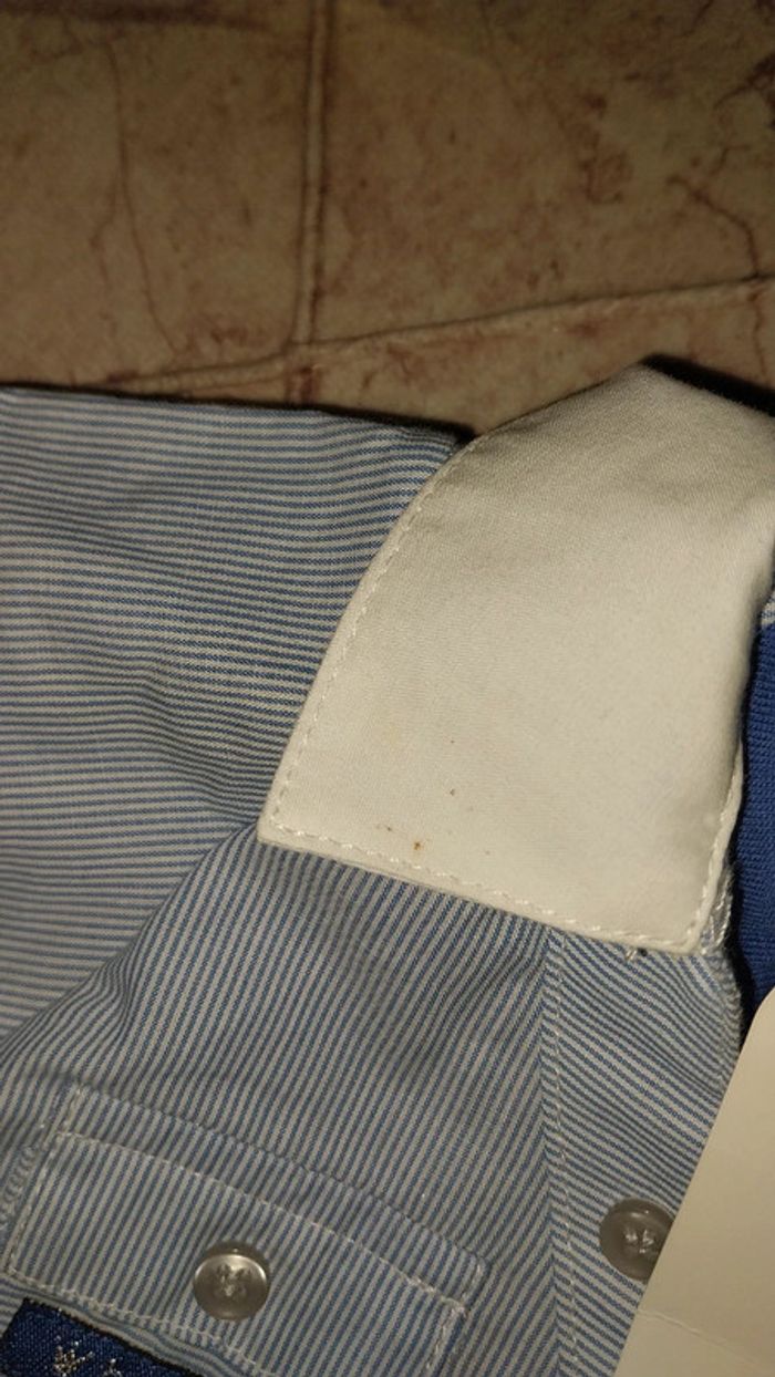 Combinaison/ salopette/ ensemble esprit marin Berlingot neuf avec étiquette 12 mois - photo numéro 14