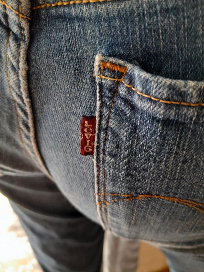 Jeans bleu Levi's taille 38 slim - photo numéro 6