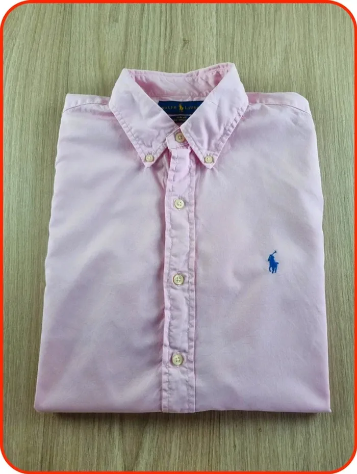 Chemise rose Homme Ralph Lauren Taille M