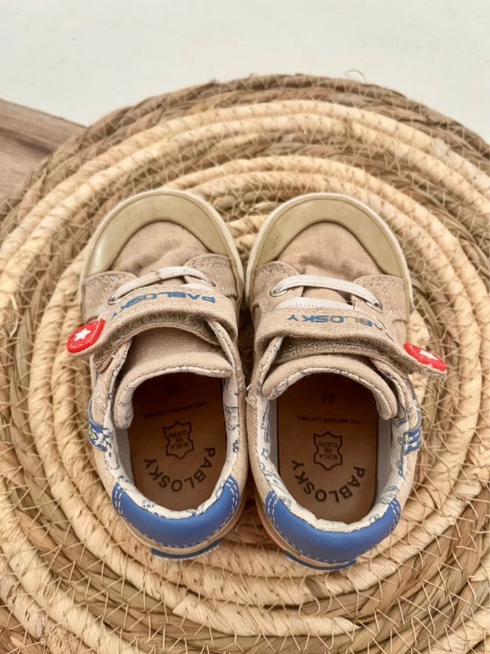 Baskets basse à scratch pointure 21 - photo numéro 6