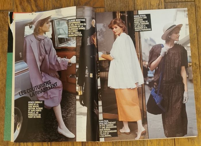 Ancien magazine marie claire 1984 Nathalie baye vintage - photo numéro 3