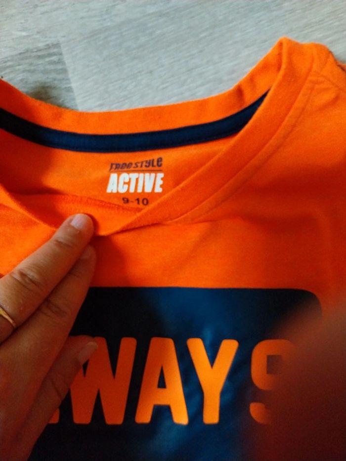 Tee-shirt garçon 9 10 ans freestyle - photo numéro 2