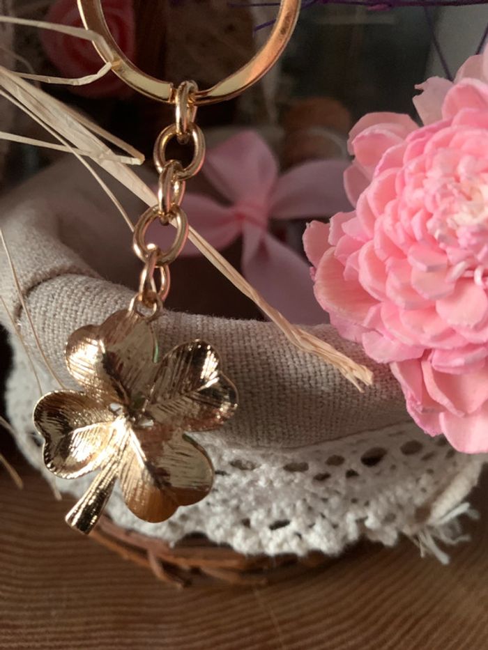 Porte clés porte bonheur | lot pour cadeaux invités Mariage - photo numéro 4