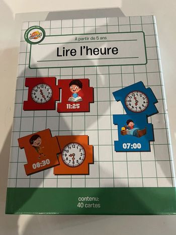 Jeu lire l’heure