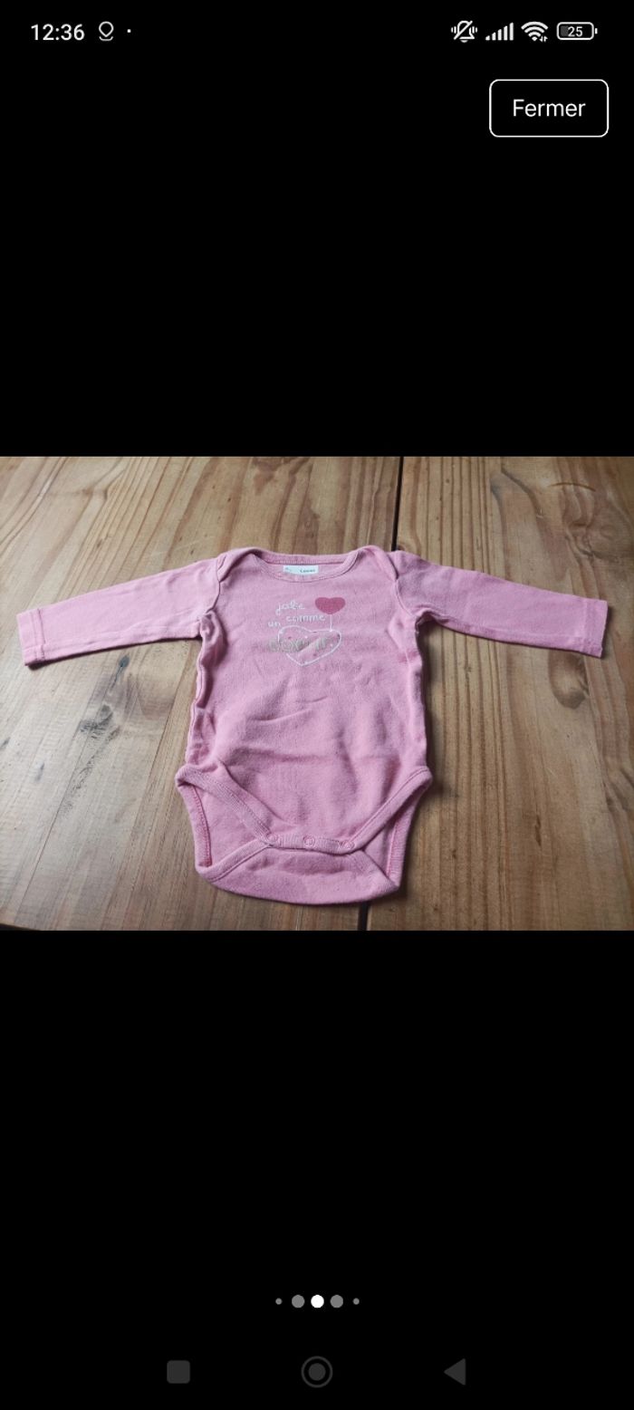 Lot de bodies bébé fille taille 3 mois - photo numéro 7