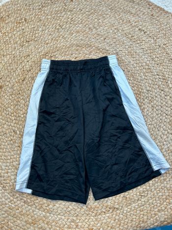 Short Champion Garçon Noir/Blanc Taille 10 ans | Très Bon État | SNVintagefr | BS369