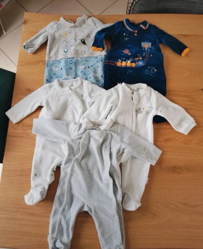 Gros lot de vêtements bébé garçon taille 3 mois - photo numéro 5