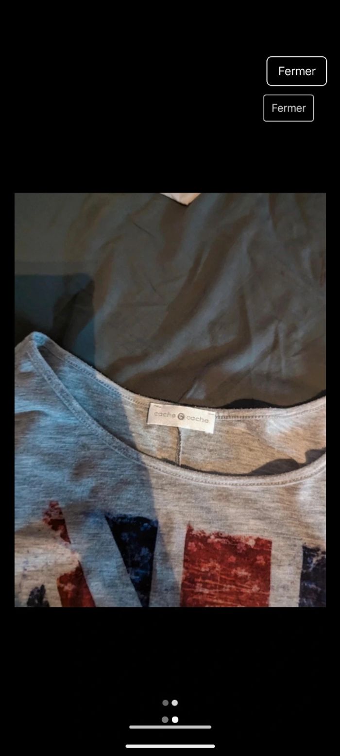 T shirt 3/4 - photo numéro 2