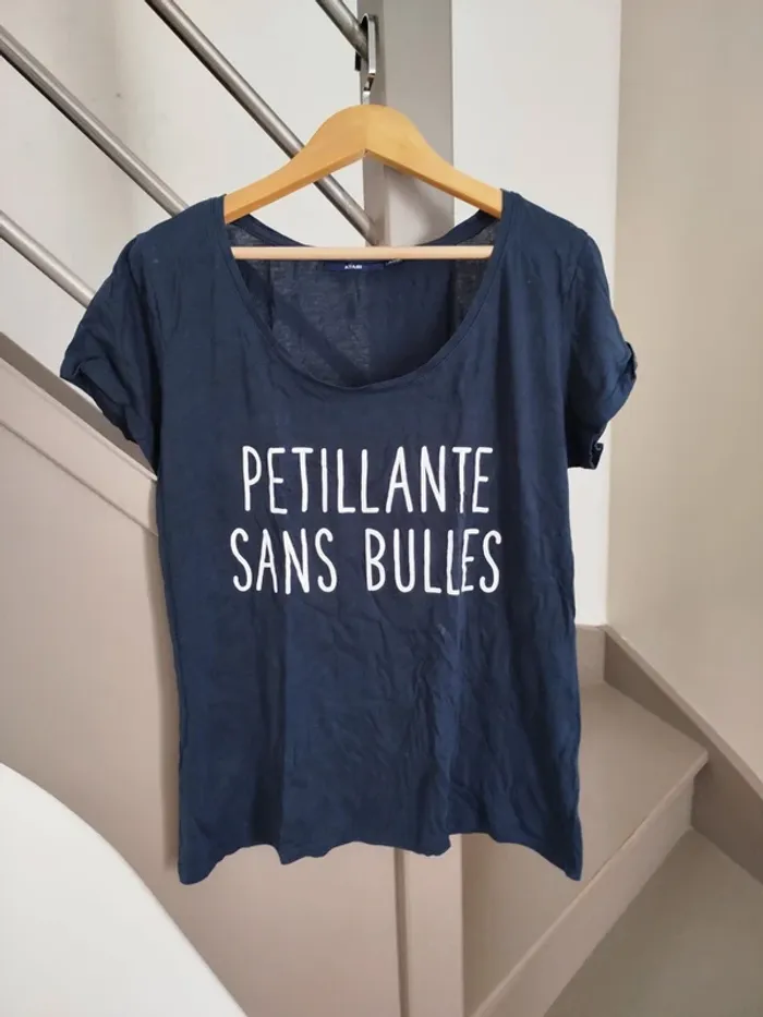 Tee-shirt marine - photo numéro 2