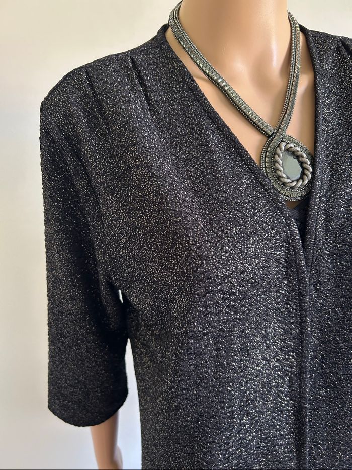 Veste légère pailletée ICHI taille L jamais portée - photo numéro 4