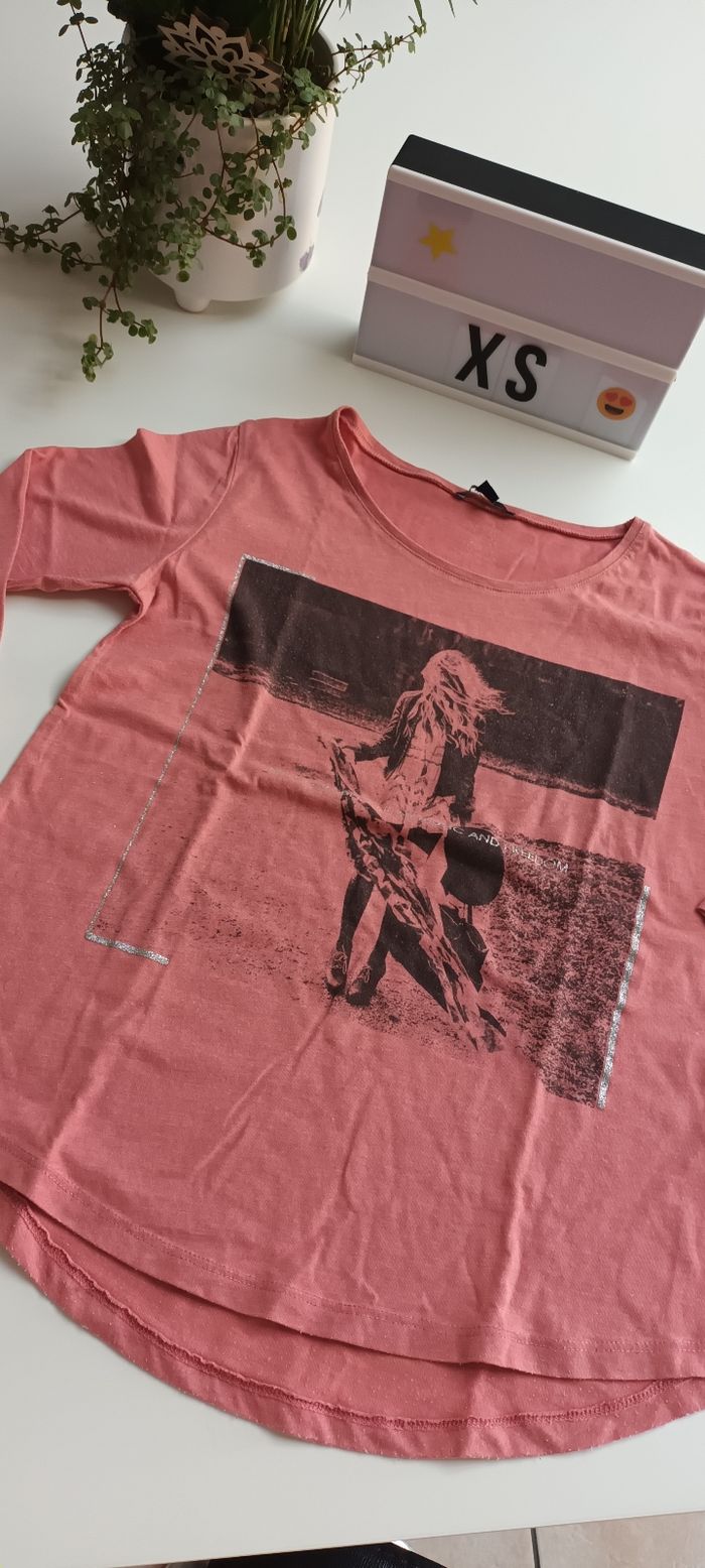 T-shirt manches 3/4