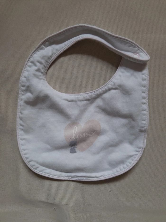 Lot de 3 bavoirs de naissance fille - photo numéro 4