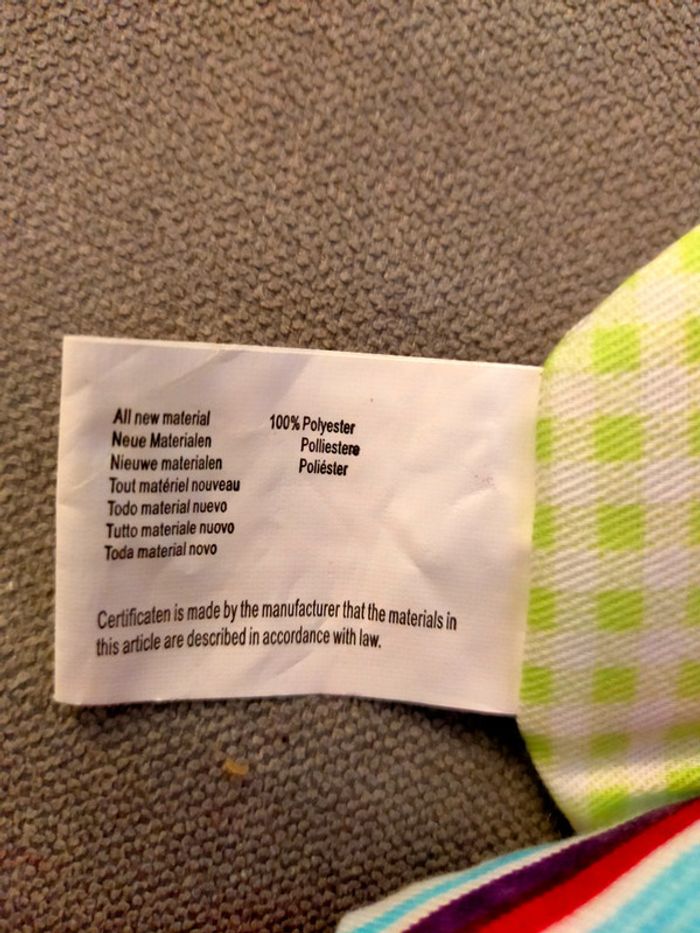 Peluche Papillon en tissu – Bébé / Déco – 15,5 x 16 cm – Neuf avec étiquette - photo numéro 7