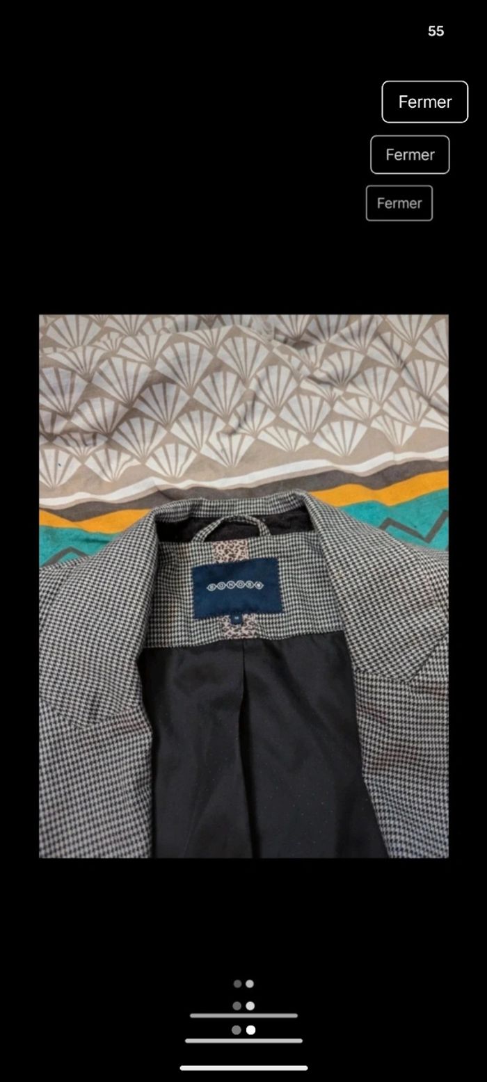 Blazer carreau - photo numéro 2