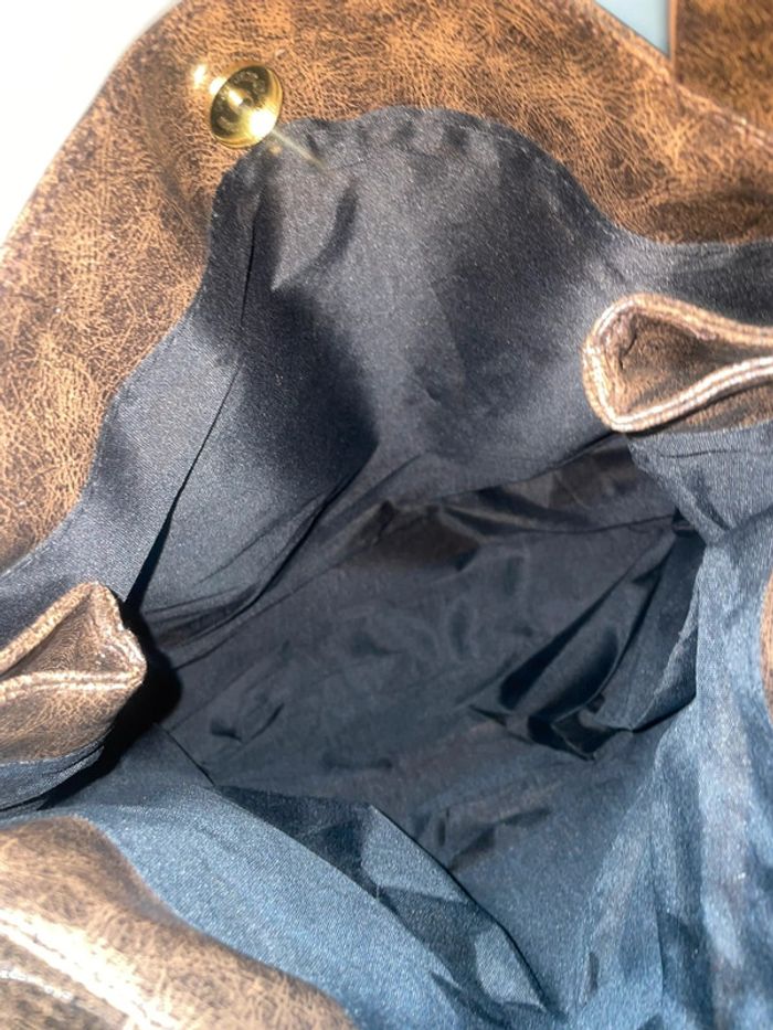 Sac • Fourre-Tout café de Grande Capacité d'Inspiration Vintage. - photo numéro 10