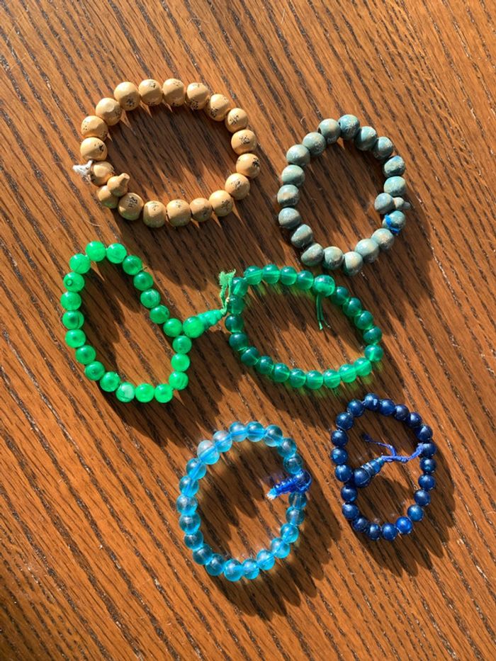 Lot de 6 bracelets
