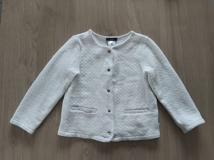 Gilet 6 ans Blanc Fille Okaïdi 🤍