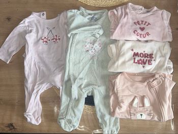 Lot pyjamas 3 mois