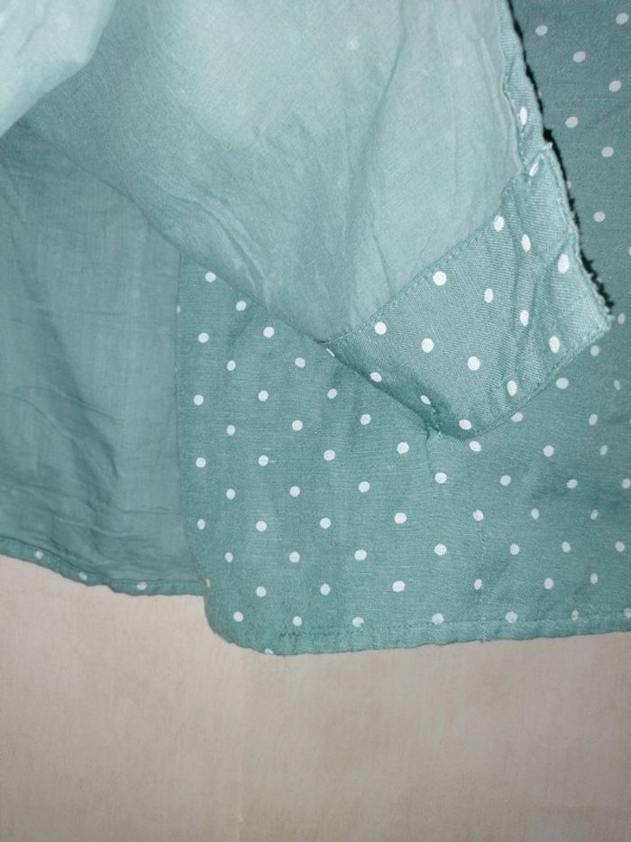 Jupe verte à pois, M - photo numéro 5