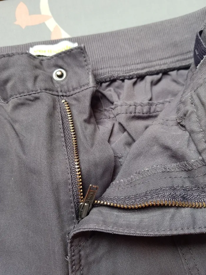 Pantalon toile gris foncé Verbaudet, - photo numéro 5