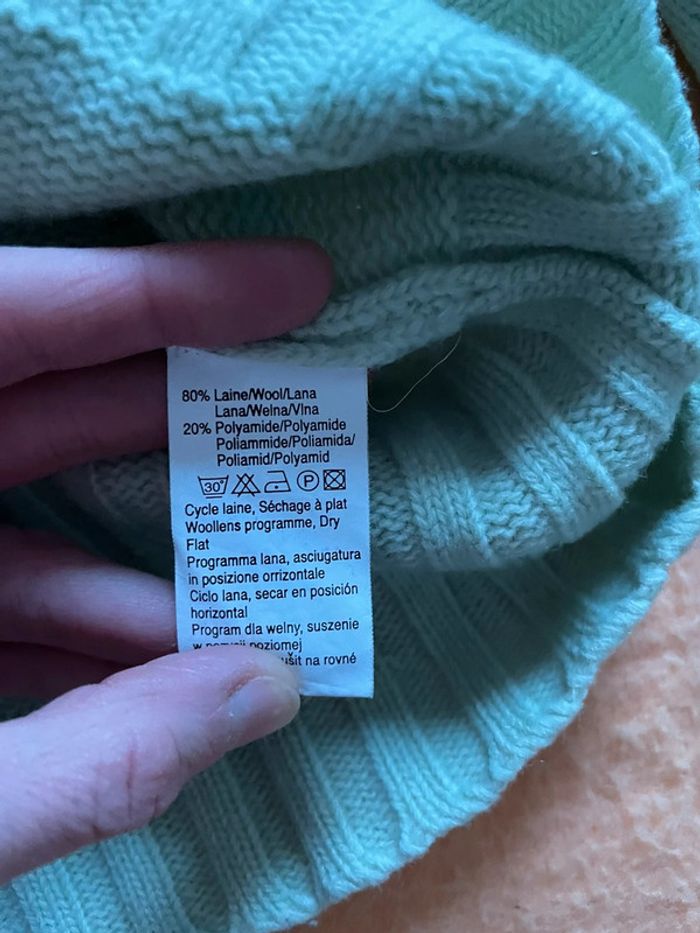 Pull en laine à col roulé (taille 38) Camaïeu - photo numéro 3