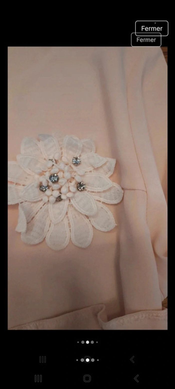 Blouse rose Quinze heure trente Paris taille S - photo numéro 15