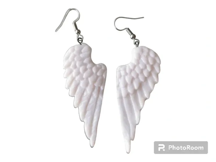 Boucle d'oreille ailes d'ange