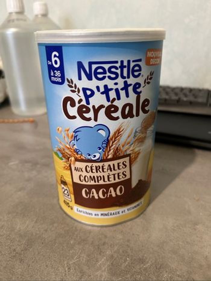 Boîte céréale matin
